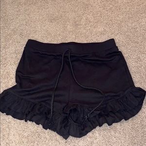 Black comfy shorts